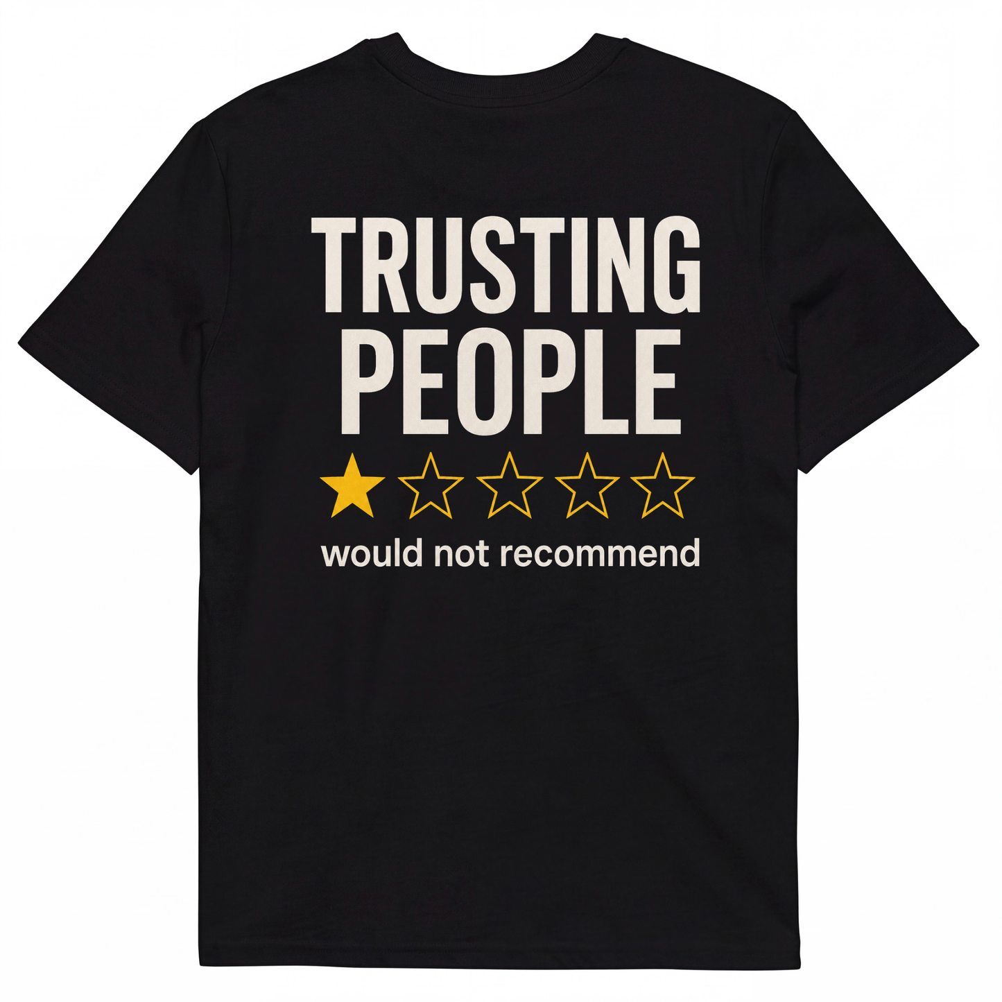 TRUSTING PEOPLE would not recommend