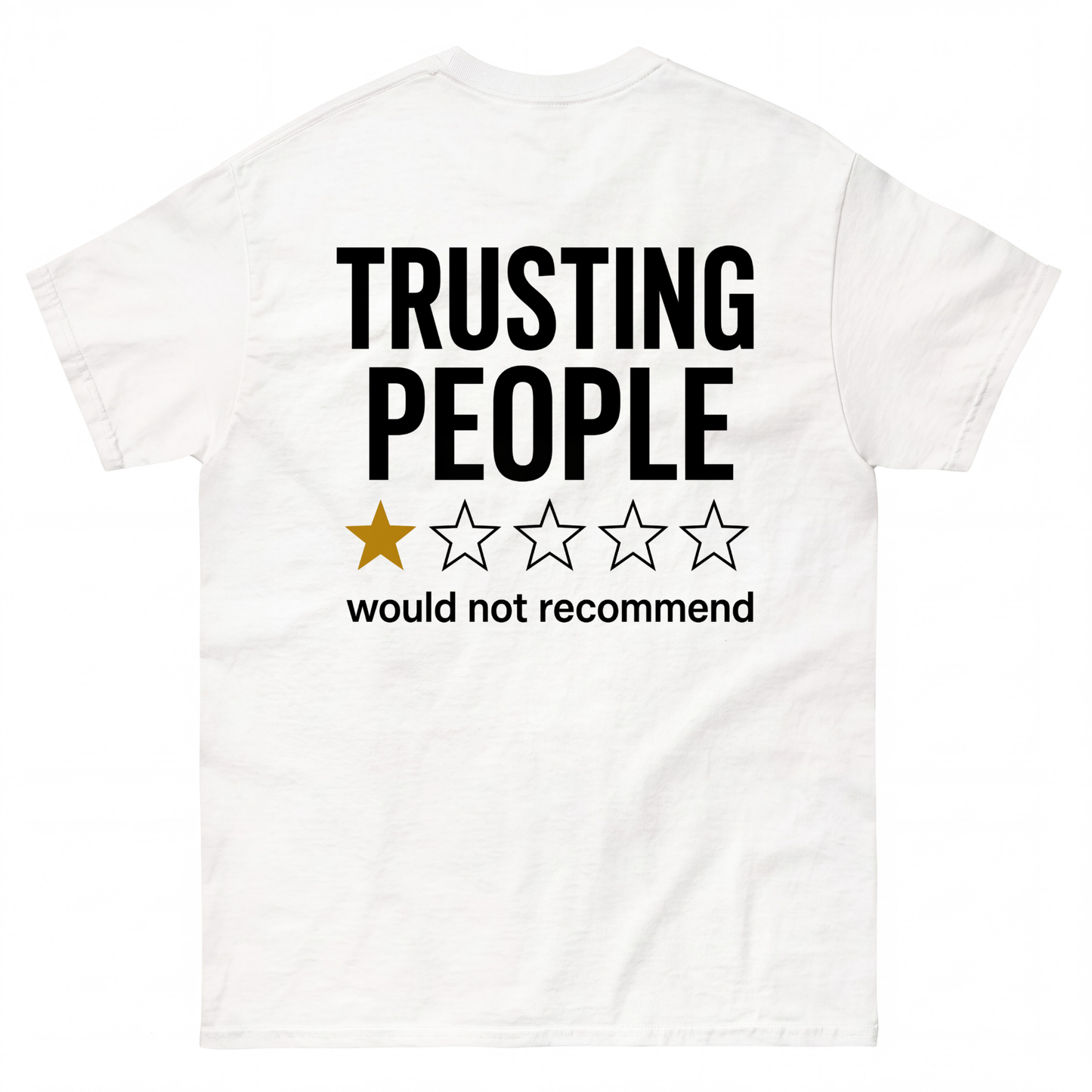 TRUSTING PEOPLE would not recommend