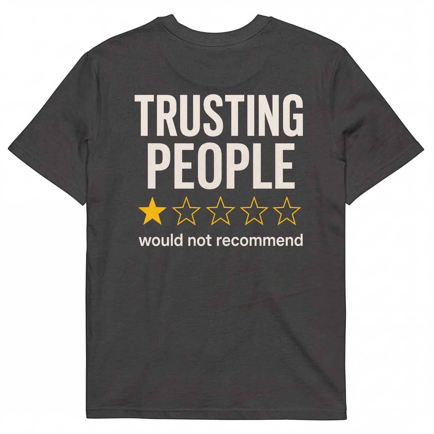 TRUSTING PEOPLE would not recommend
