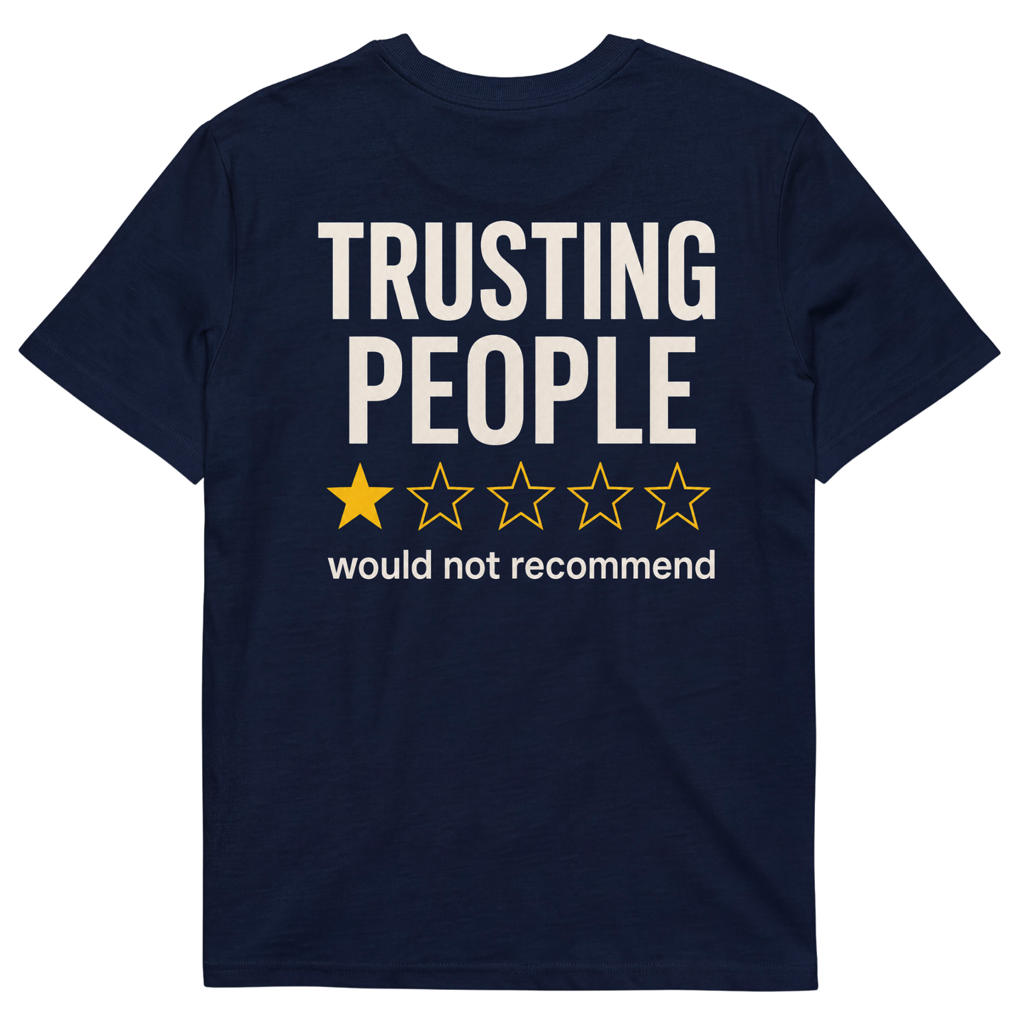 TRUSTING PEOPLE would not recommend